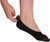 Calcetines invisibles Sakkas Footsies para mujer, con forro sólido, paquete de 4