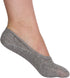 Calcetines invisibles Sakkas Footsies para mujer, con forro sólido, paquete de 4