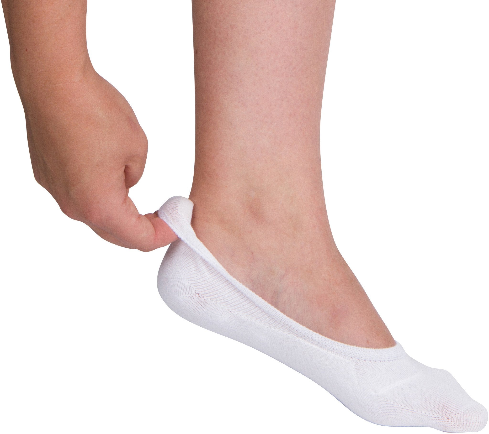 Calcetines invisibles Sakkas Footsies para mujer, con forro sólido, paquete de 4