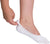 Calcetines invisibles Sakkas Footsies para mujer, con forro sólido, paquete de 4