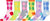 Sakkas Women's Fun Colorful Design Poly Blend Crew Socks Assorted 6-Pack