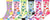 Sakkas Women's Fun Colorful Design Poly Blend Crew Socks Assorted 6-Pack