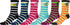 Sakkas Women's Fun Colorful Design Poly Blend Crew Socks Assorted 6-Pack