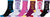 Sakkas Women's Fun Colorful Design Poly Blend Crew Socks Assorted 6-Pack