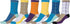 Sakkas Women's Fun Colorful Design Poly Blend Crew Socks Assorted 6-Pack