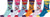 Sakkas Women's Fun Colorful Design Poly Blend Crew Socks Assorted 6-Pack