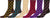 Sakkas Women's Fun Colorful Design Poly Blend Crew Socks Assorted 6-Pack