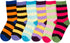 Sakkas Girl's Creative Fun Cotton Blend Crew Socks Assorted Color 6-Pack