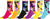 Sakkas Women's Fun Colorful Design Poly Blend Crew Socks Assorted 6-Pack