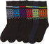 Calcetines de vestir con estampado clásico Sakkas para hombre (paquete de 6)