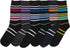 Calcetines de vestir con estampado clásico Sakkas para hombre (paquete de 6)