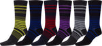 Calcetines de vestir con estampado clásico Sakkas para hombre (paquete de 6)