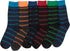 Calcetines de vestir con estampado clásico Sakkas para hombre (paquete de 6)