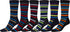 Calcetines de vestir con estampado clásico Sakkas para hombre (paquete de 6)