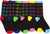 Sakkas Women's Fun Colorful Design Poly Blend Crew Socks Assorted 6-Pack