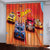 Car Model Hot Wheels Curtains Blackout Window Drapes
