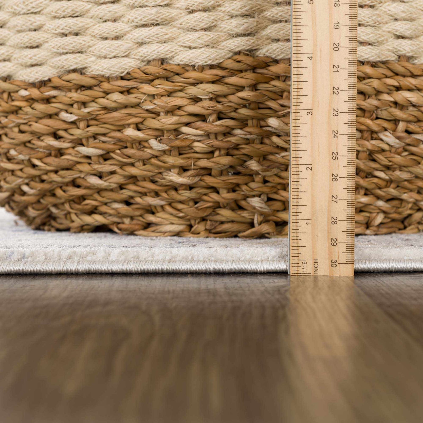 Alfombra Parkerfield en tonos crema y azul