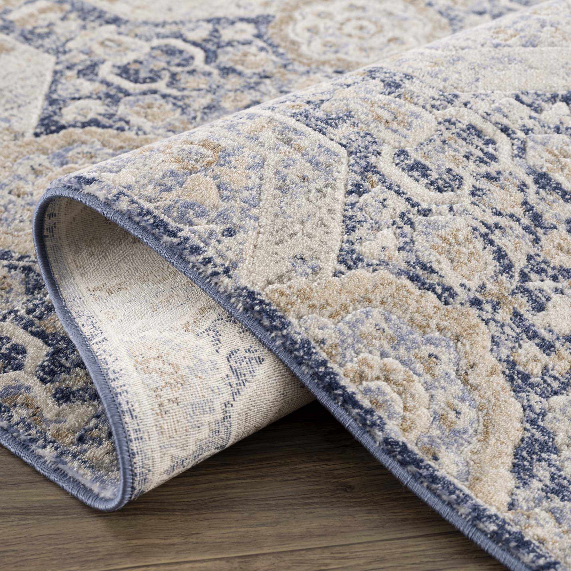 Alfombra Parkerfield de color azul