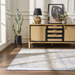 Alfombra Parkerfield de color azul