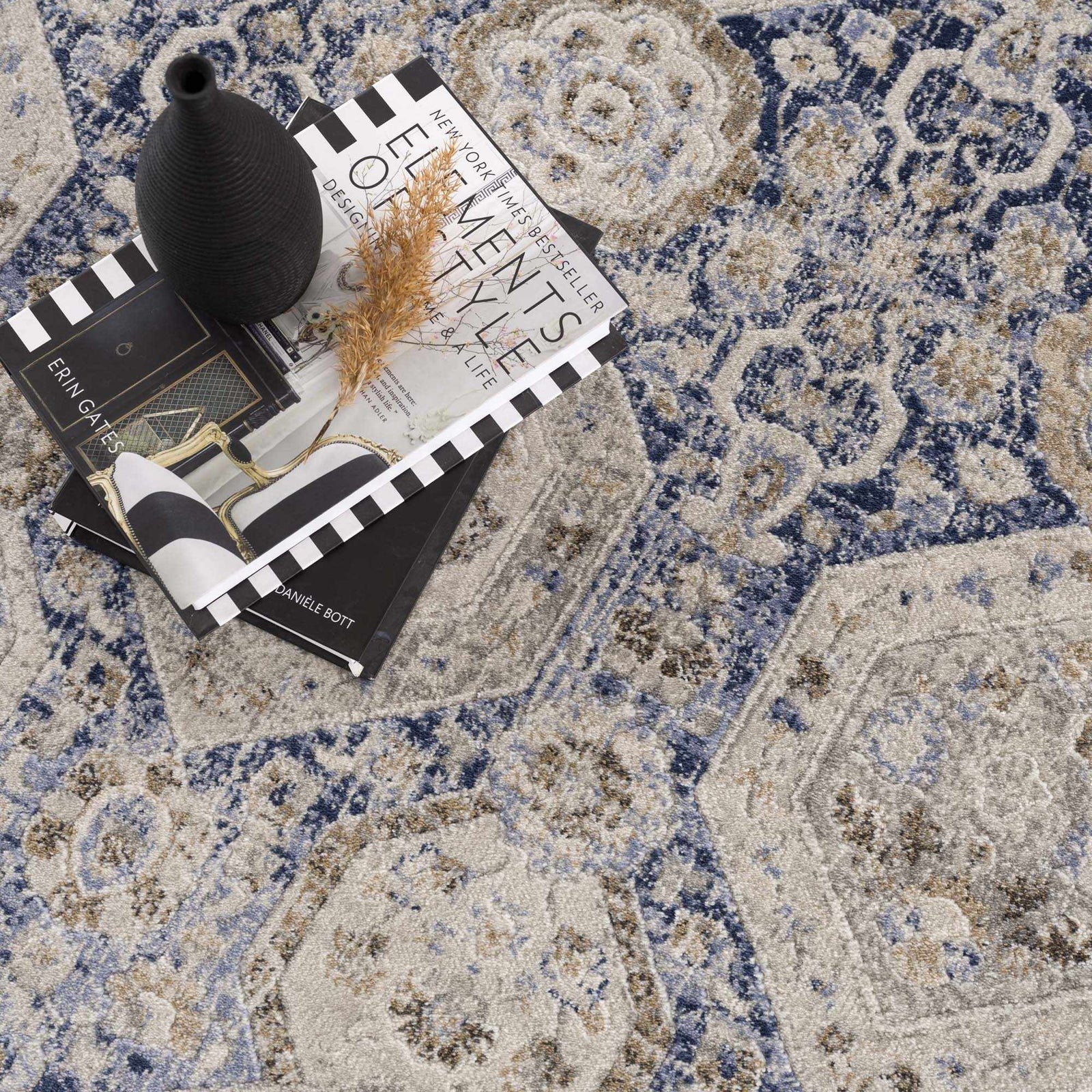 Alfombra Parkerfield de color azul