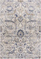 Alfombra Oushak azul y beige georgiana