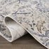 Alfombra Oushak azul y beige georgiana