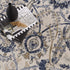 Alfombra Oushak azul y beige georgiana