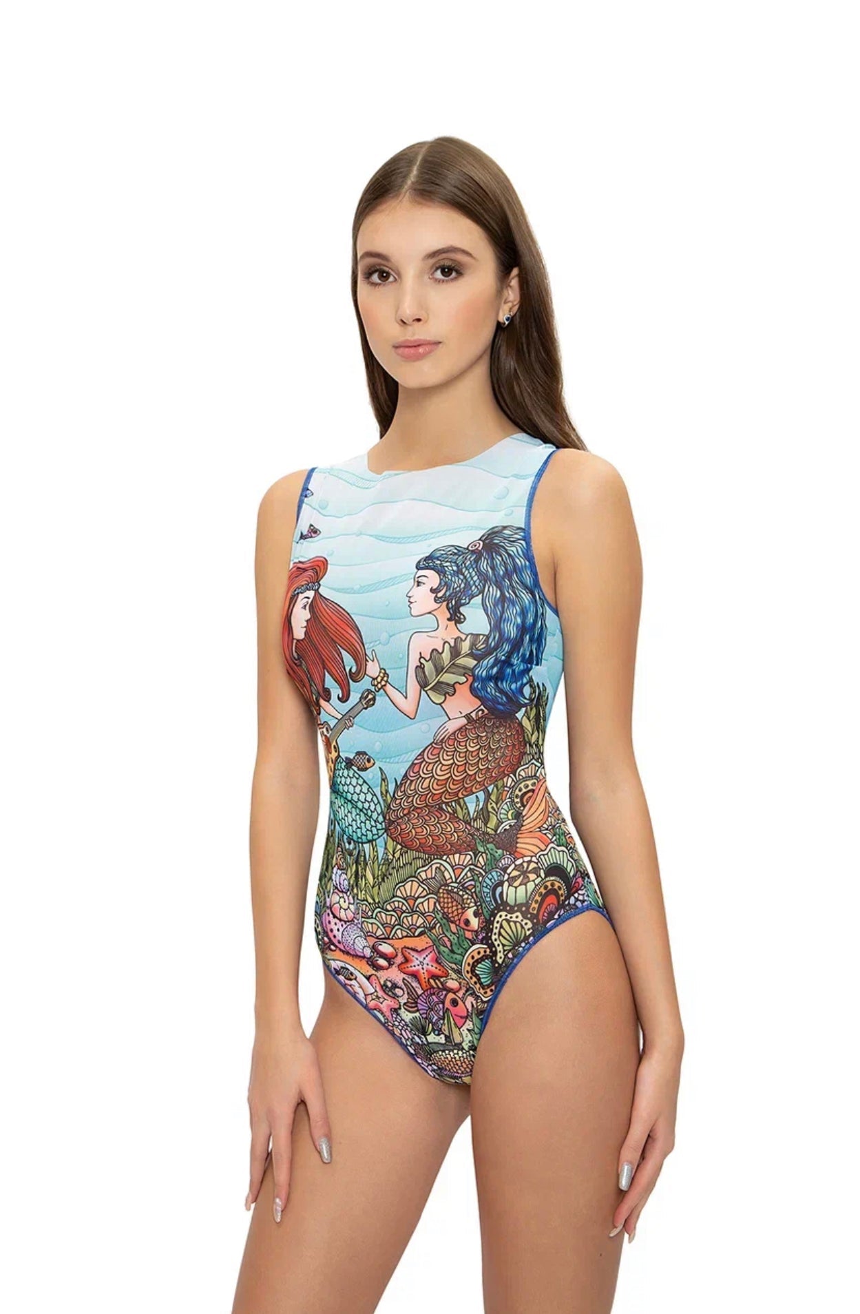 Mermaids Sleeveless Swimsuit