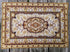 DaDa Bedding Set of 4-6 Pieces Royal Persian Style Rug Golden Brown Floral Tapestry Placemats 13” x 19” (18119)