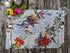 DaDa Bedding Set of 4-Pieces Tropical Sky Blue Birds Floral Tapestry Dining Table Placemats 13” x 19” (18116)