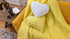 DaDa Bedding Happy Sunny Yellow Bright Quilted Ultra Sonic Reversible Throw Blanket Bedspread (BJ0107)
