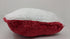 DaDa Bedding Luxury Romantic Valentine Heart Shaped Red Throw Pillow - 16” x 14”