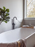 Grifo de bañera de suelo Zeek negro mate F-TB51
