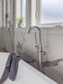 Zeek Floor Tub Faucet Brushed Nickle F-TN52