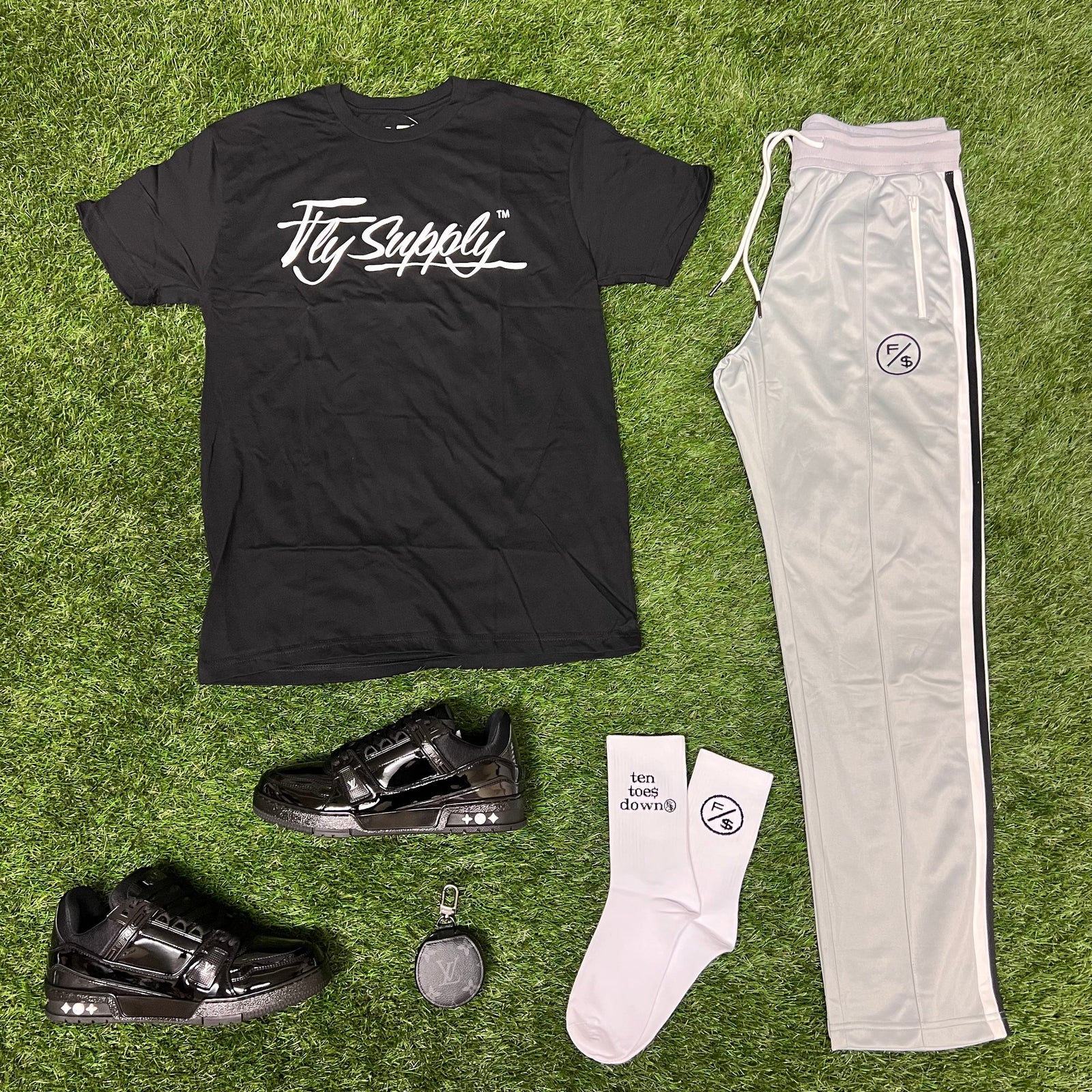 Fly Supply Logo: Black (10 Year Anniversary) T Shirts