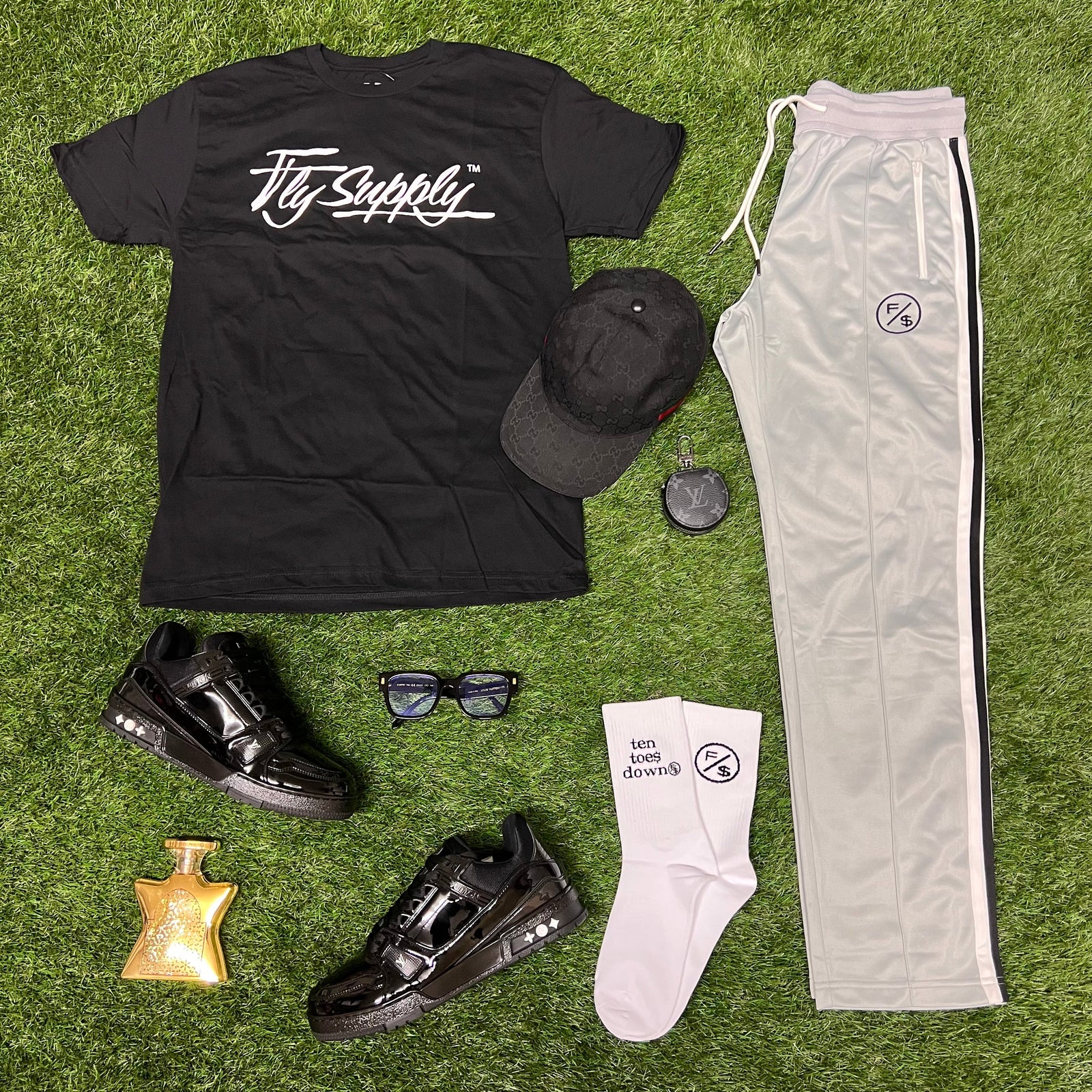 Fly Supply Logo: Black (10 Year Anniversary) T Shirts