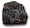 DaDa Bedding Elegant Tapestry Throw Blanket, Ethnic Ornaments Geometric Black - 50” x 60” (7174)