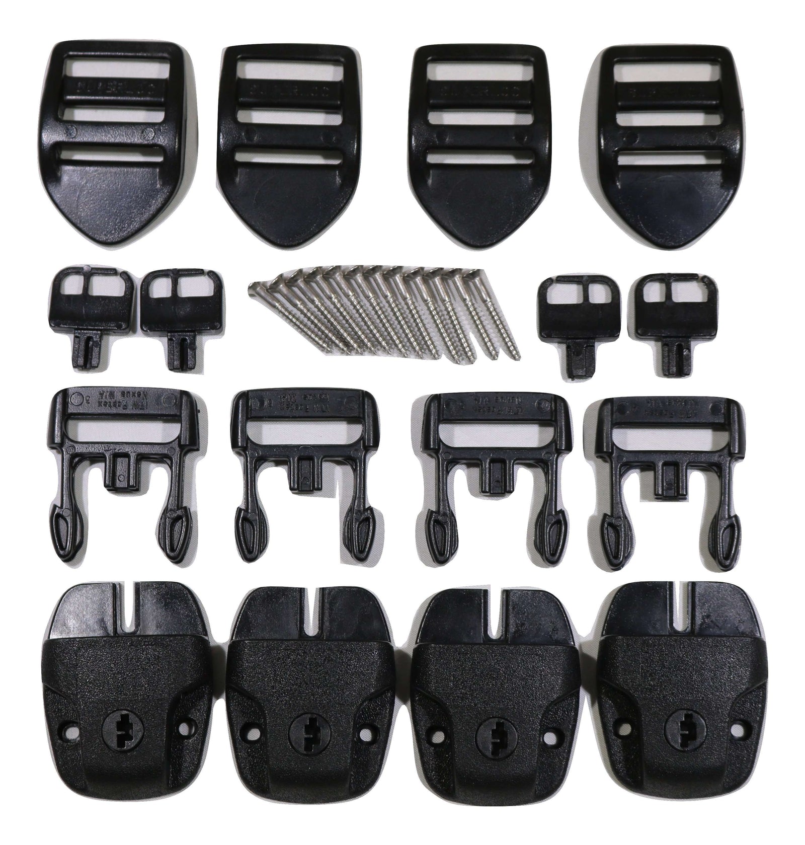 Kit de reemplazo de cerradura Nexus para cubierta de spa o jacuzzi con hebilla SCL | Paquete de 4