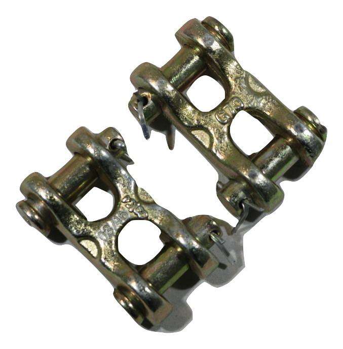 Eslabón de reparación de doble horquilla de grado 70 de 3/8" | Paquete de 2