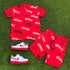 Fishscale Polo (Red) T Shirts