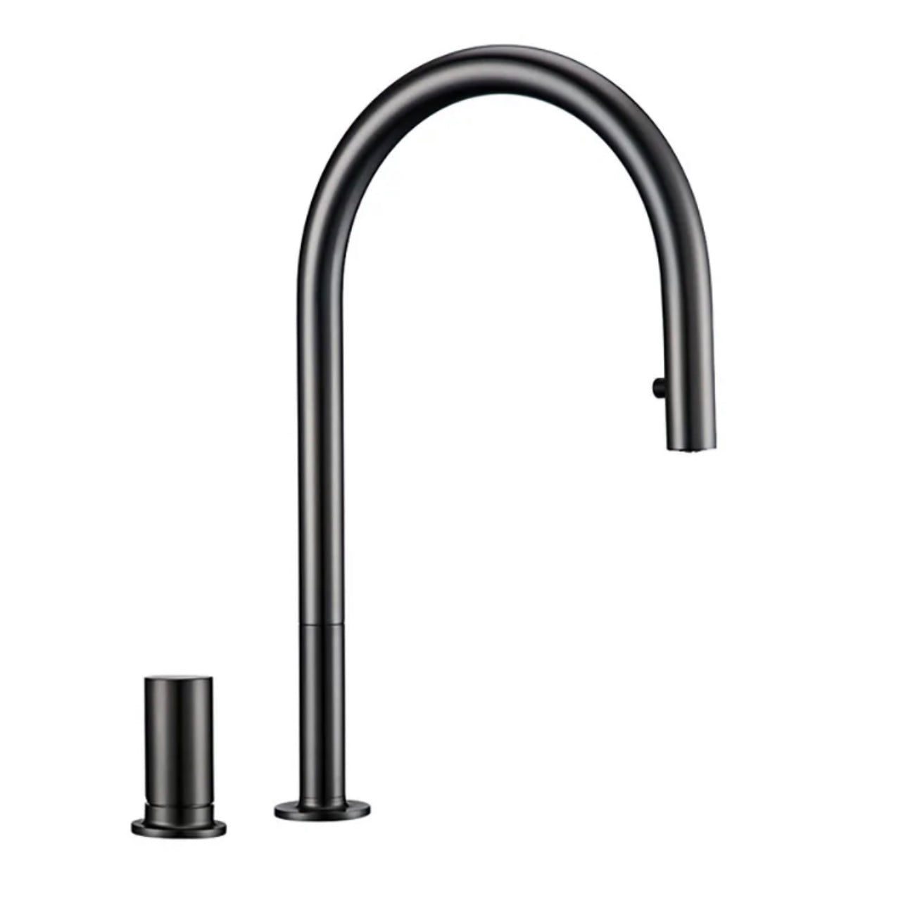 Grifo de cocina desplegable Zeek KF-11GM en bronce