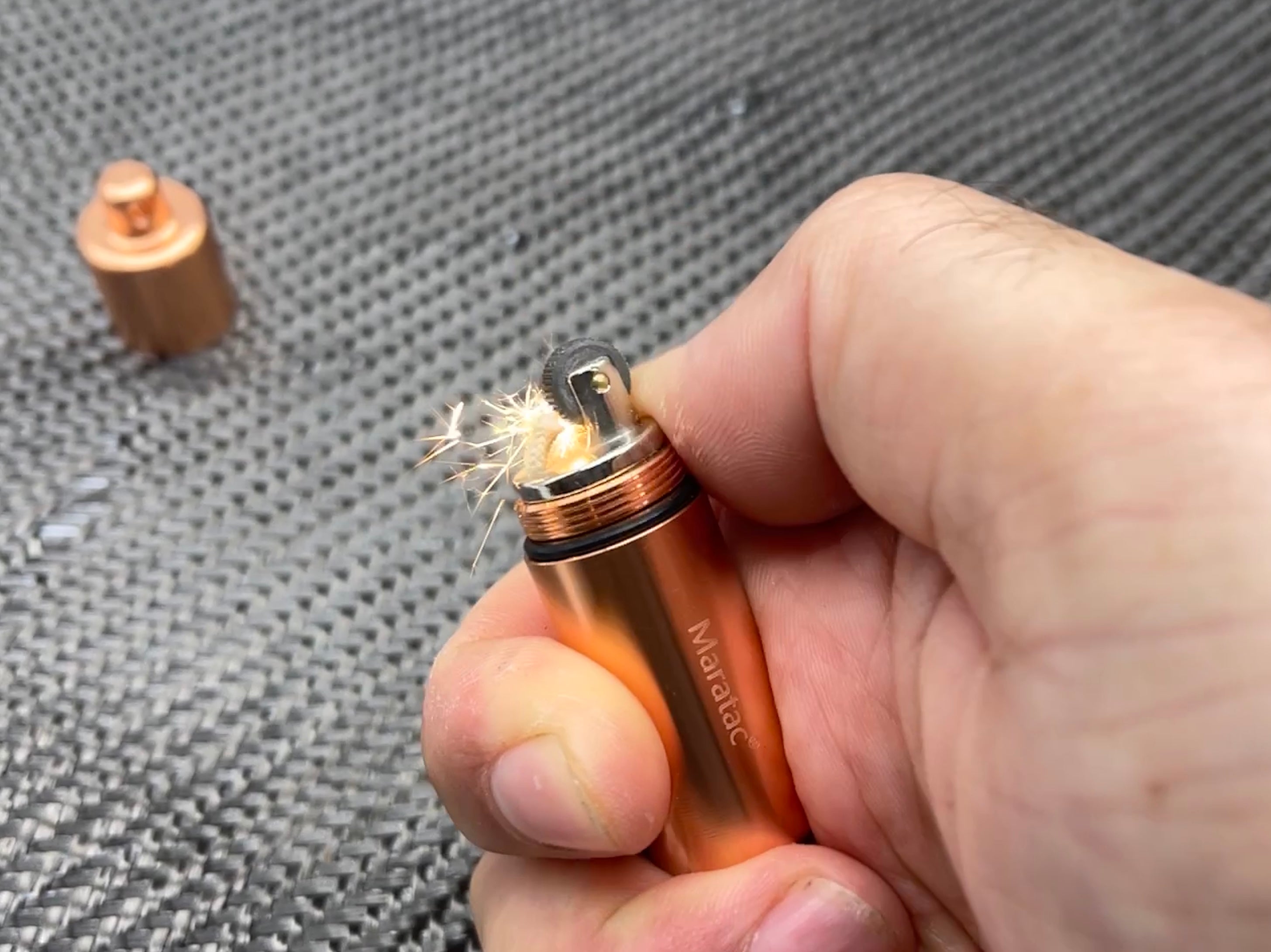 Copper XL Peanut Lighter Gen 3 By Maratac