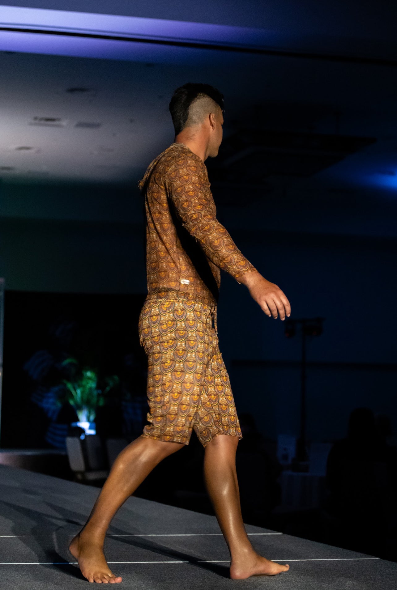 Men's Smart Swim Trunks Bermudas Ethnic