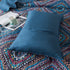 DaDa Bedding Farmhouse Bohemian Native Rustic Navy Blue Geometric Diamond Shapes Bedspread Set (KSX-001)