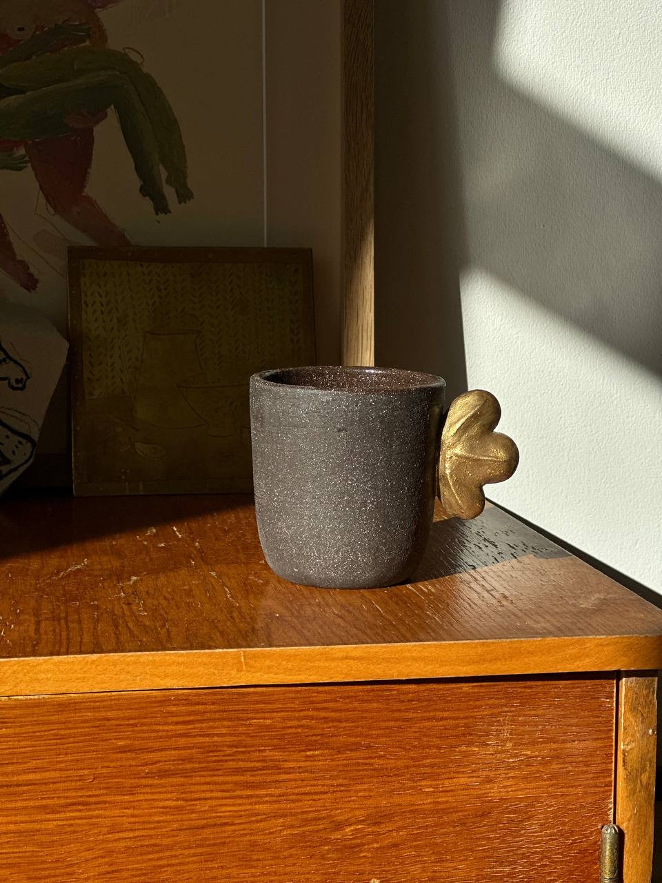 Handmade Stoneware Coffee Cup 