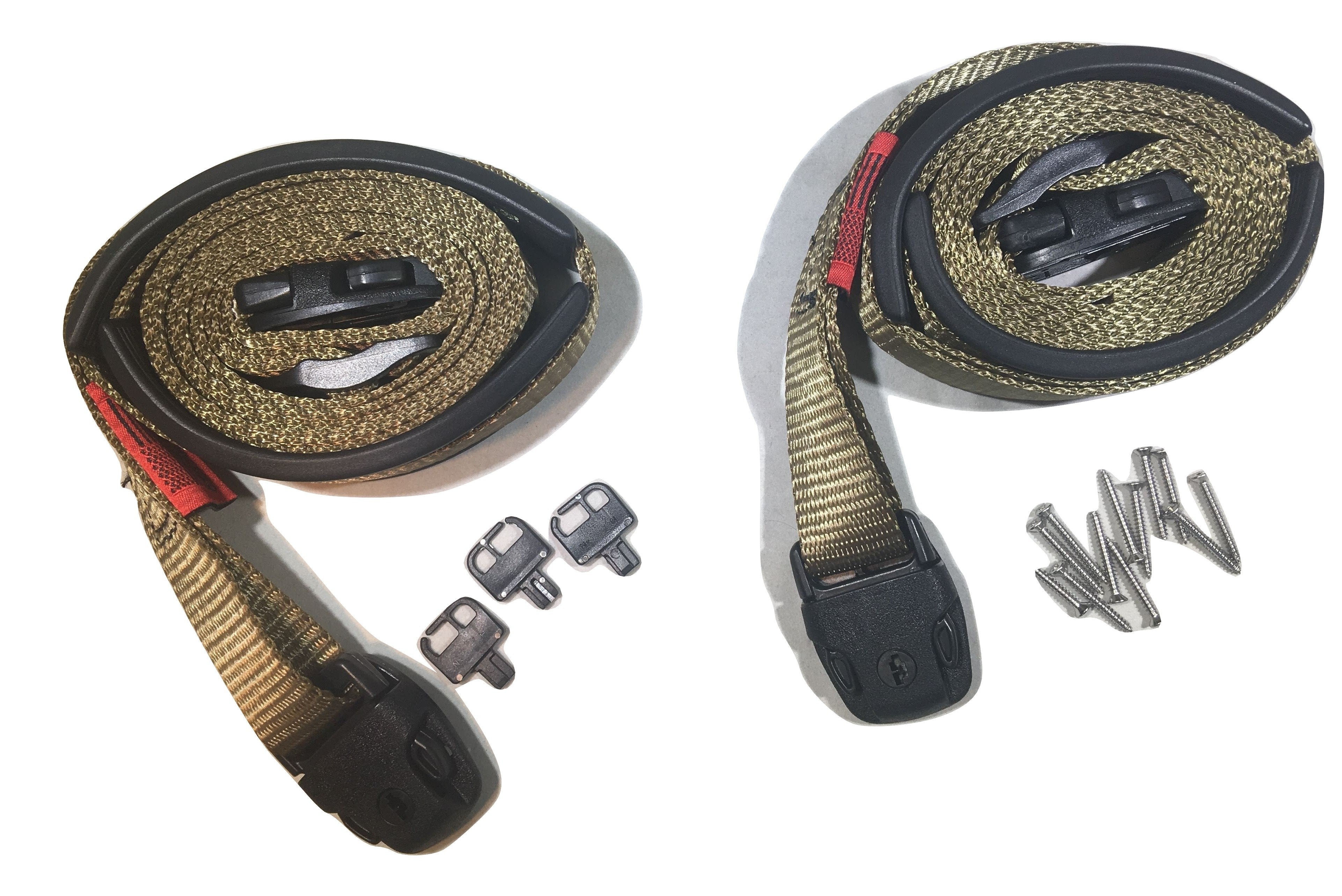 Kit completo de correas de sujeción para bañera de hidromasaje color verde oliva | OPCIONES DE TAMAÑO