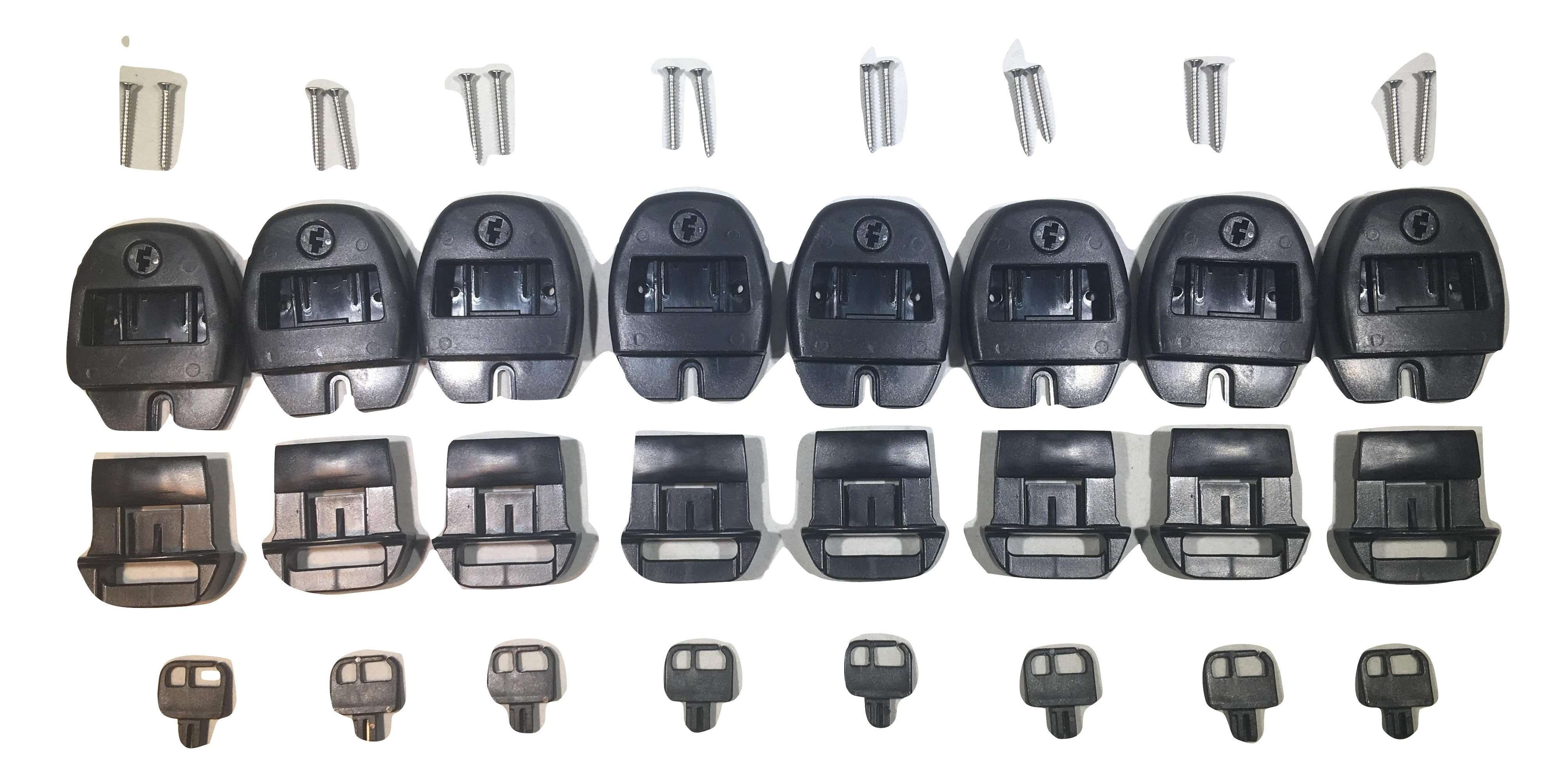 Kit de reparación de hebillas de liberación central Nexus para correas de jacuzzi/spa | Paquete de 8