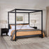 Colección de armazones de cama con dosel de madera maciza de Isla