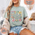I Will Praise Him in Every Season T-Shirt – Comfort Colors Christian Tee with Floral Cross