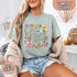 I Will Praise Him in Every Season T-Shirt – Comfort Colors Christian Tee with Floral Cross